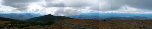 Click to see my cool handmade panoramic from the summit!